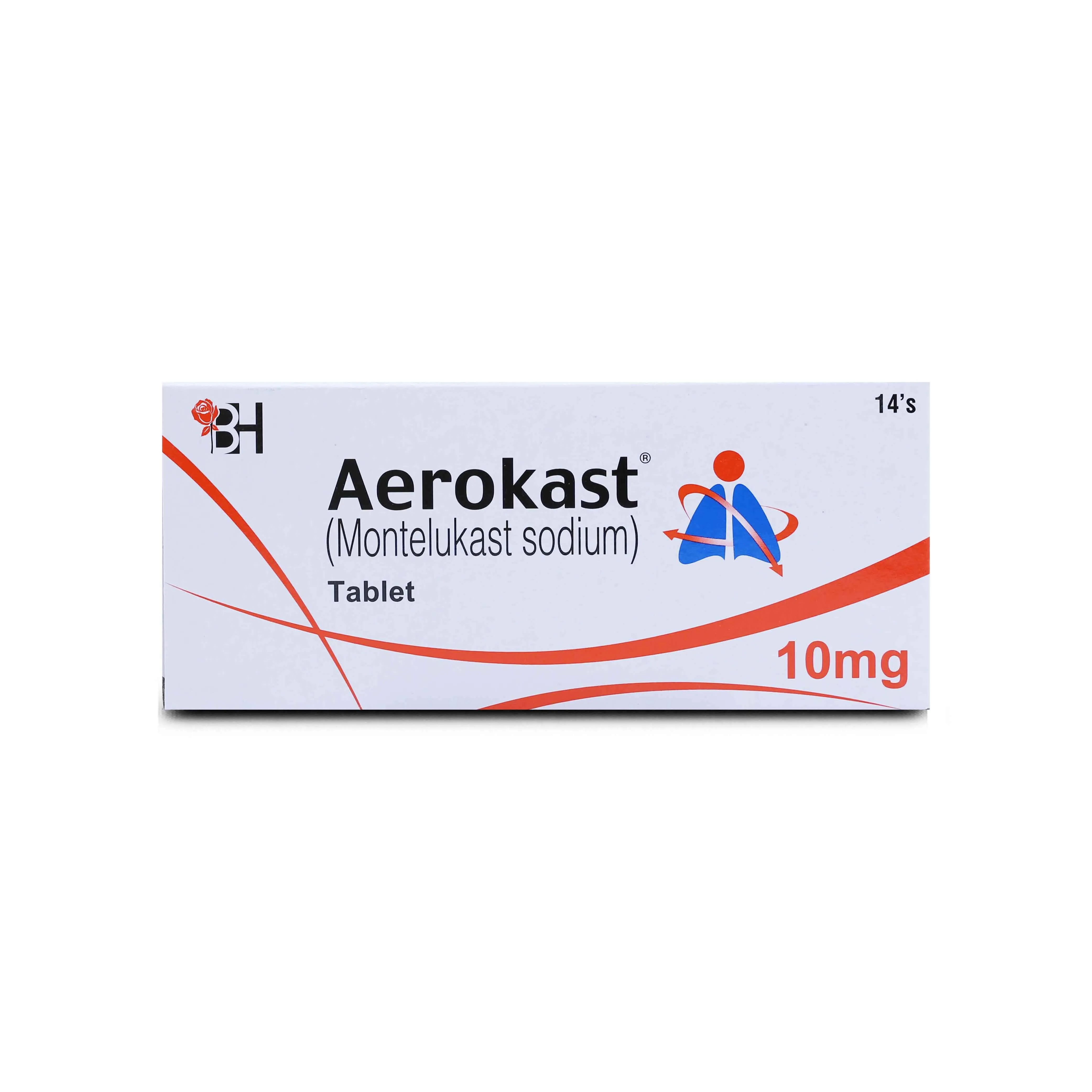 Aerokast (10Mg) 14 Tablets