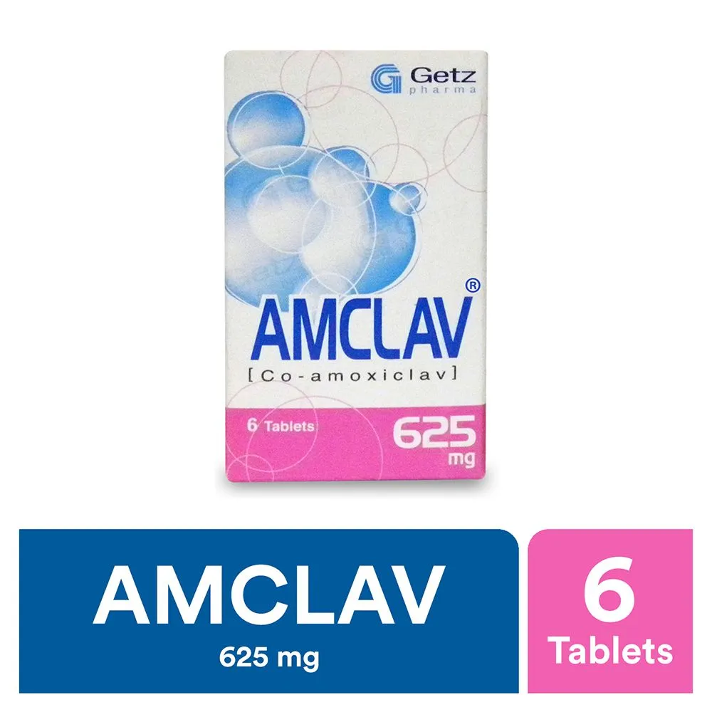 Amclav (625Mg) 6 Tablets