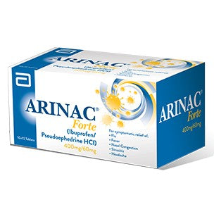 Arinac Forte (400/60Mg) 100 Tablets