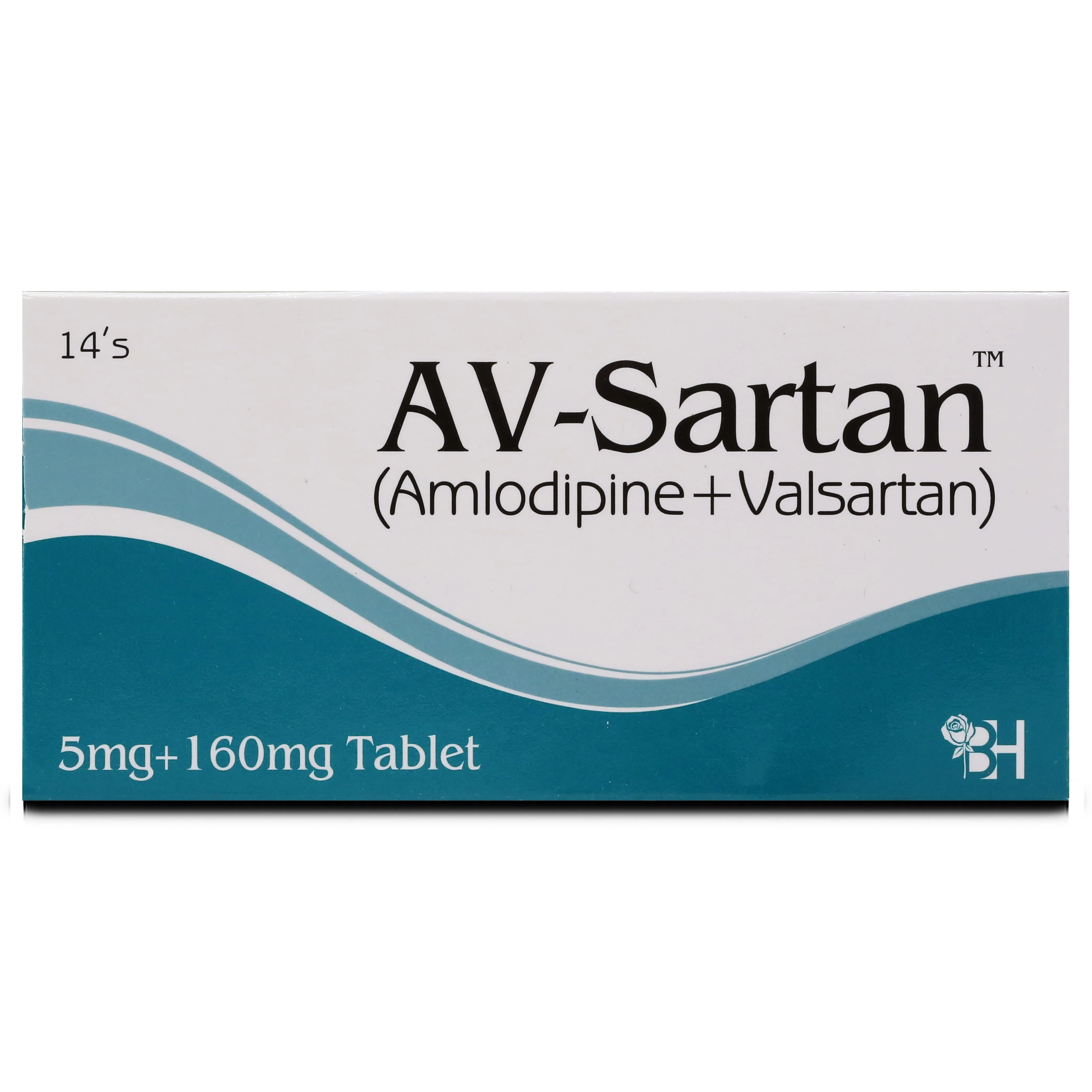 Av-Sartan (5/160Mg) 14 Tablets