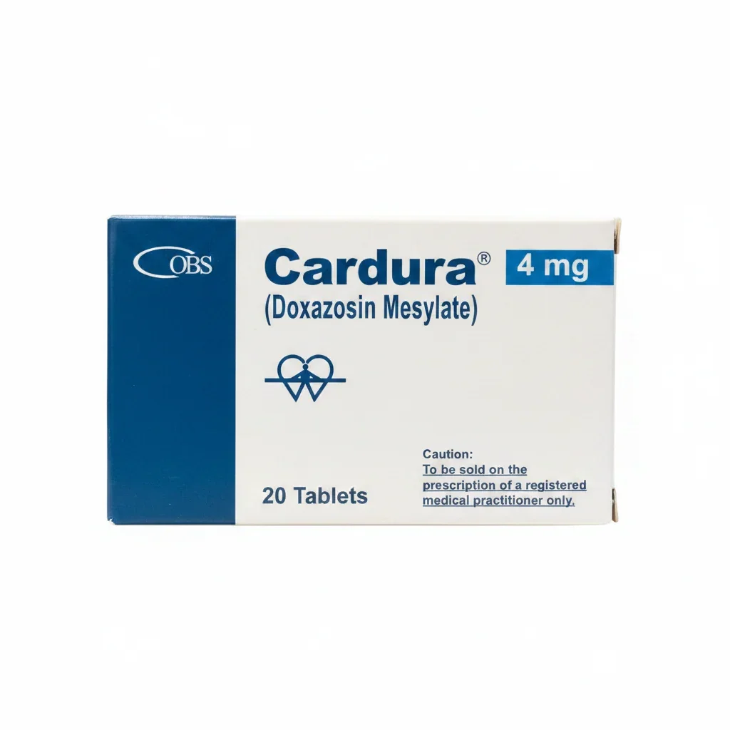 Cardura (4Mg) 20 Tablets
