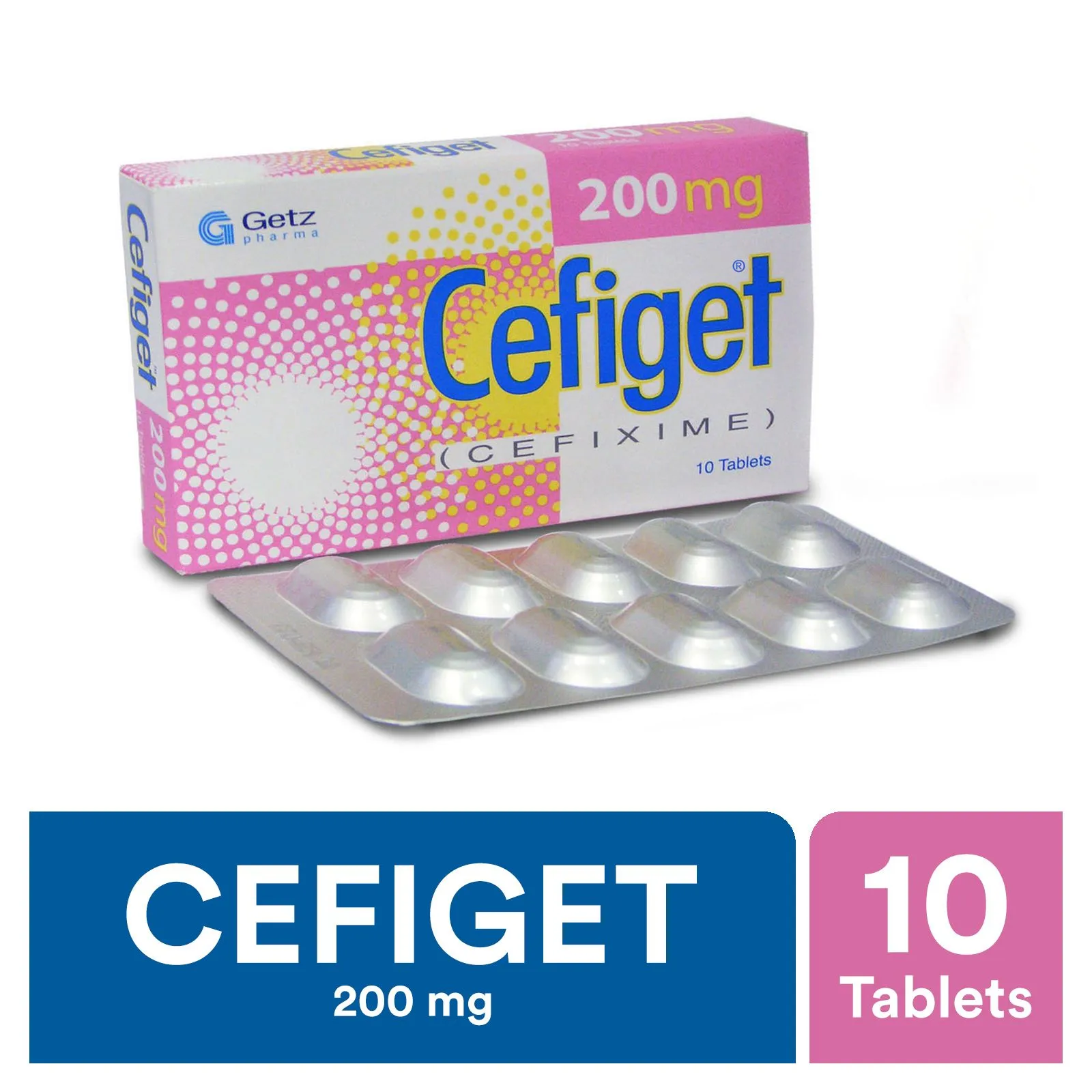 Cefiget (200Mg) 10 Tablets