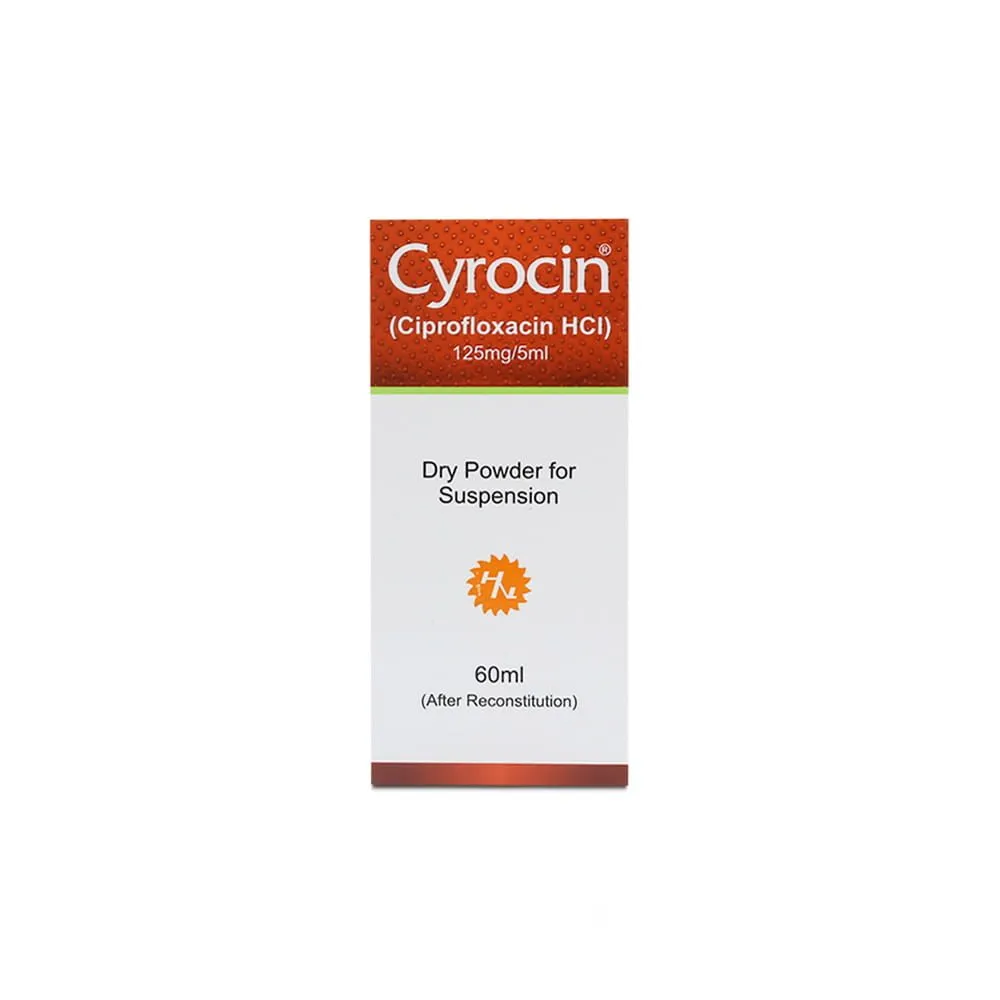 Cyrocin (125Mg/5Ml) 60Ml Suspension