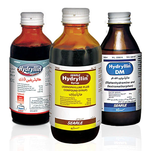 Hydryllin Dm (5/6.25Mg) 120Ml Syrup