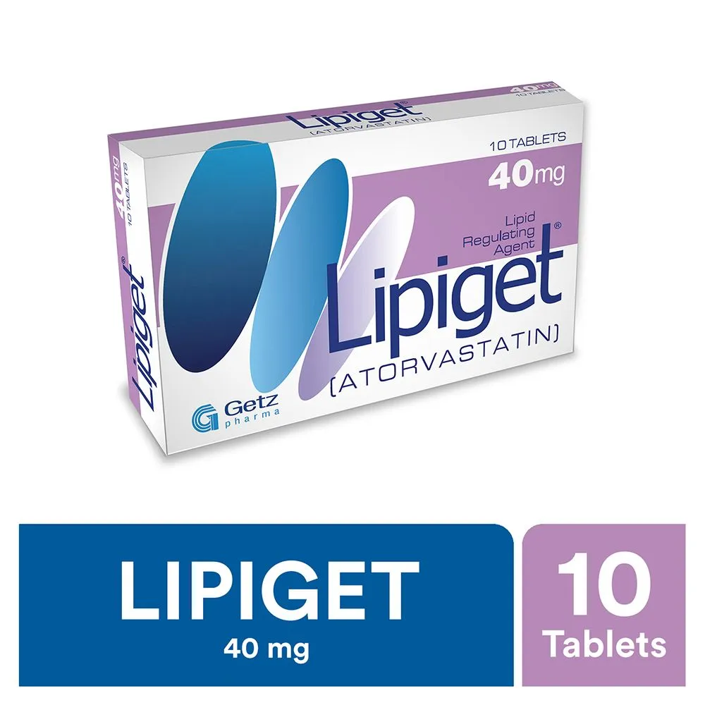 Lipiget (40Mg) 10 Tablets