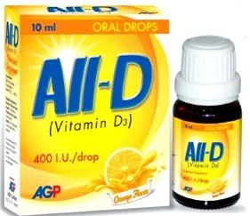 All D (400Iu) 10Ml Oral Drop