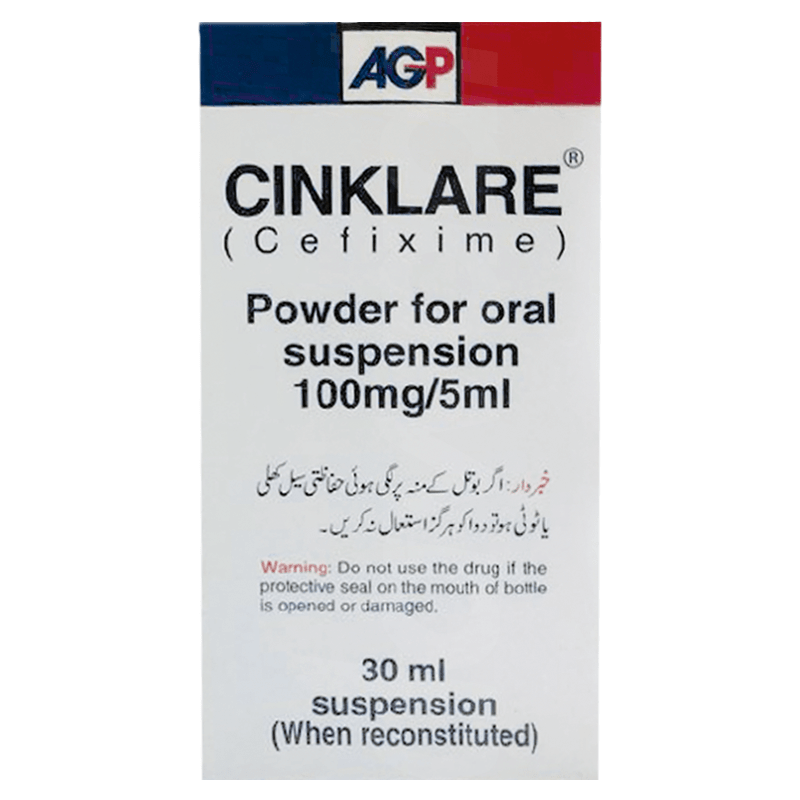 Cinklare (100Mg/5Ml) 30Ml Suspension