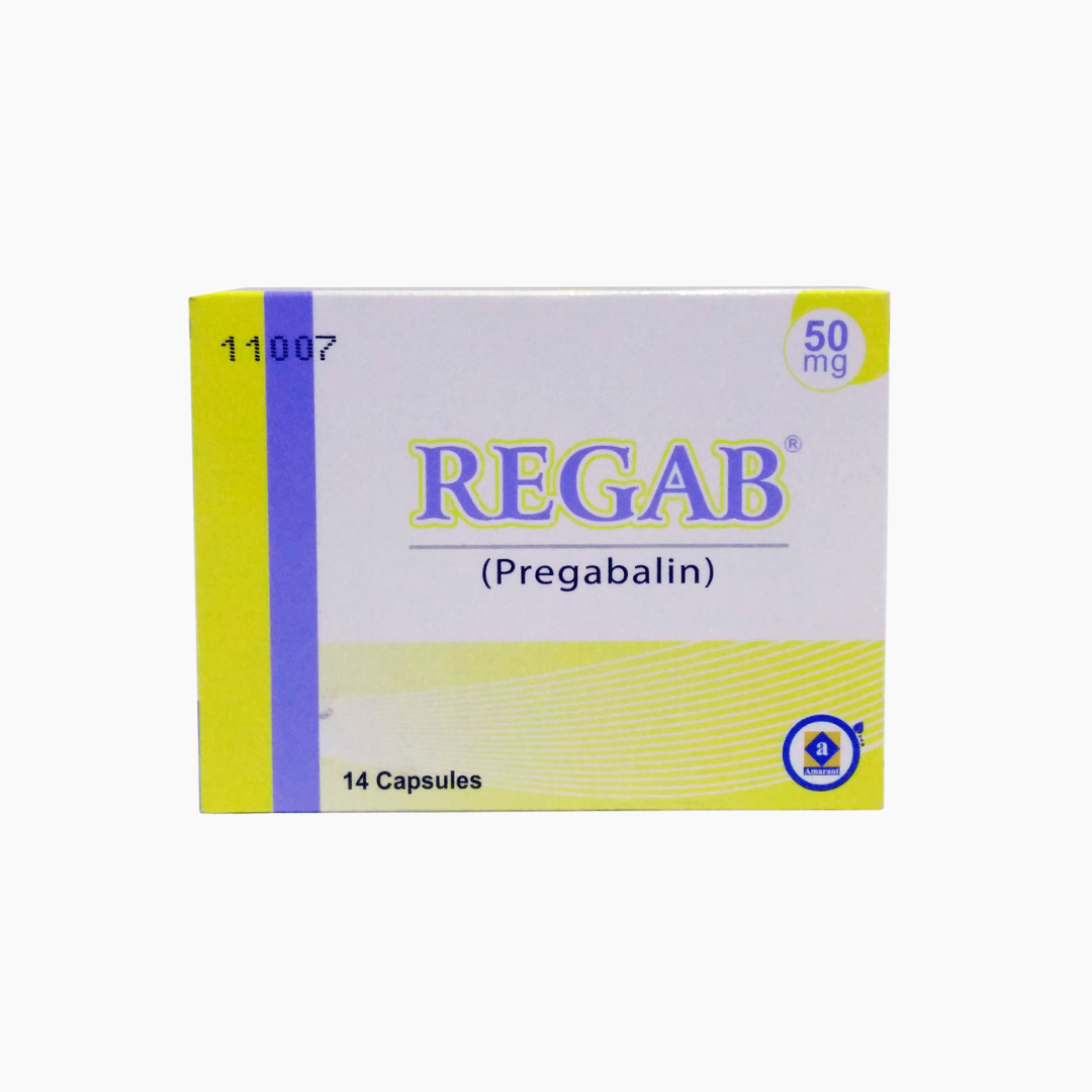 Regab (50Mg) 14 Capsules