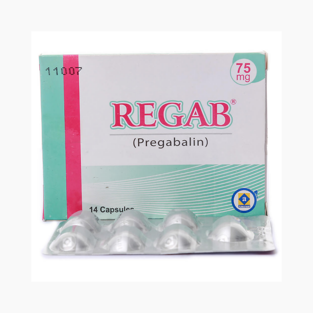 Regab (75Mg) 14 Capsules