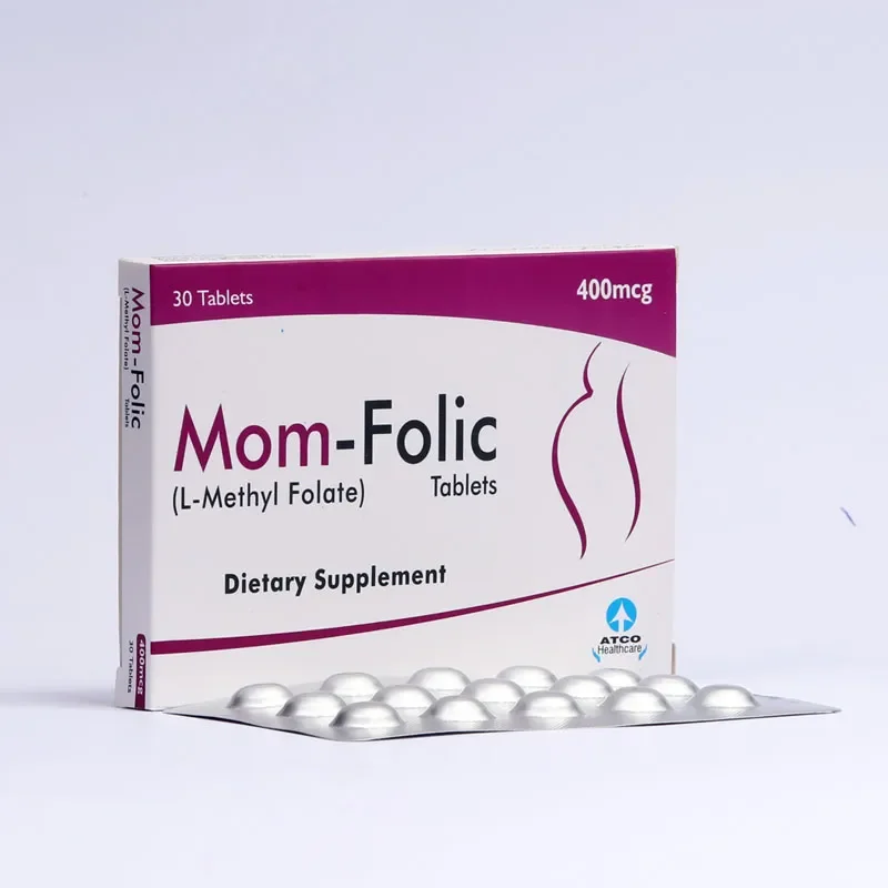 Mom Folic (400Mcg) 30 Tablets