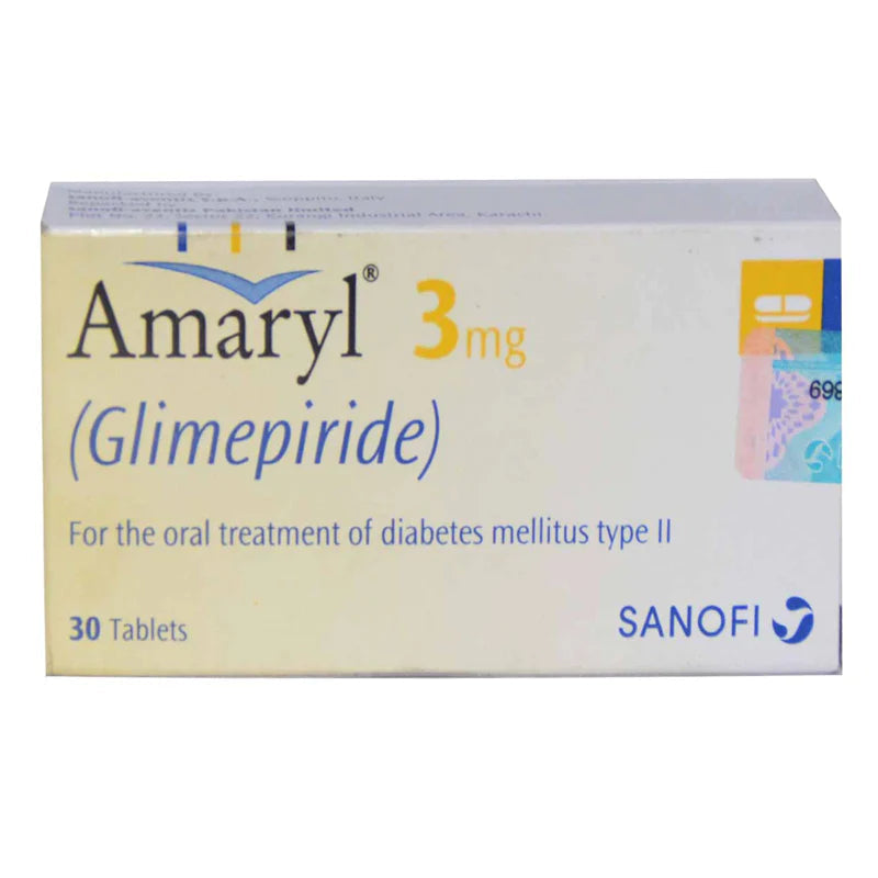 Amaryl (3Mg) 30 Tablets