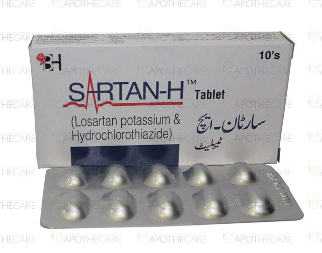 Sartan-H (50/12.5Mg) 10 Tablets