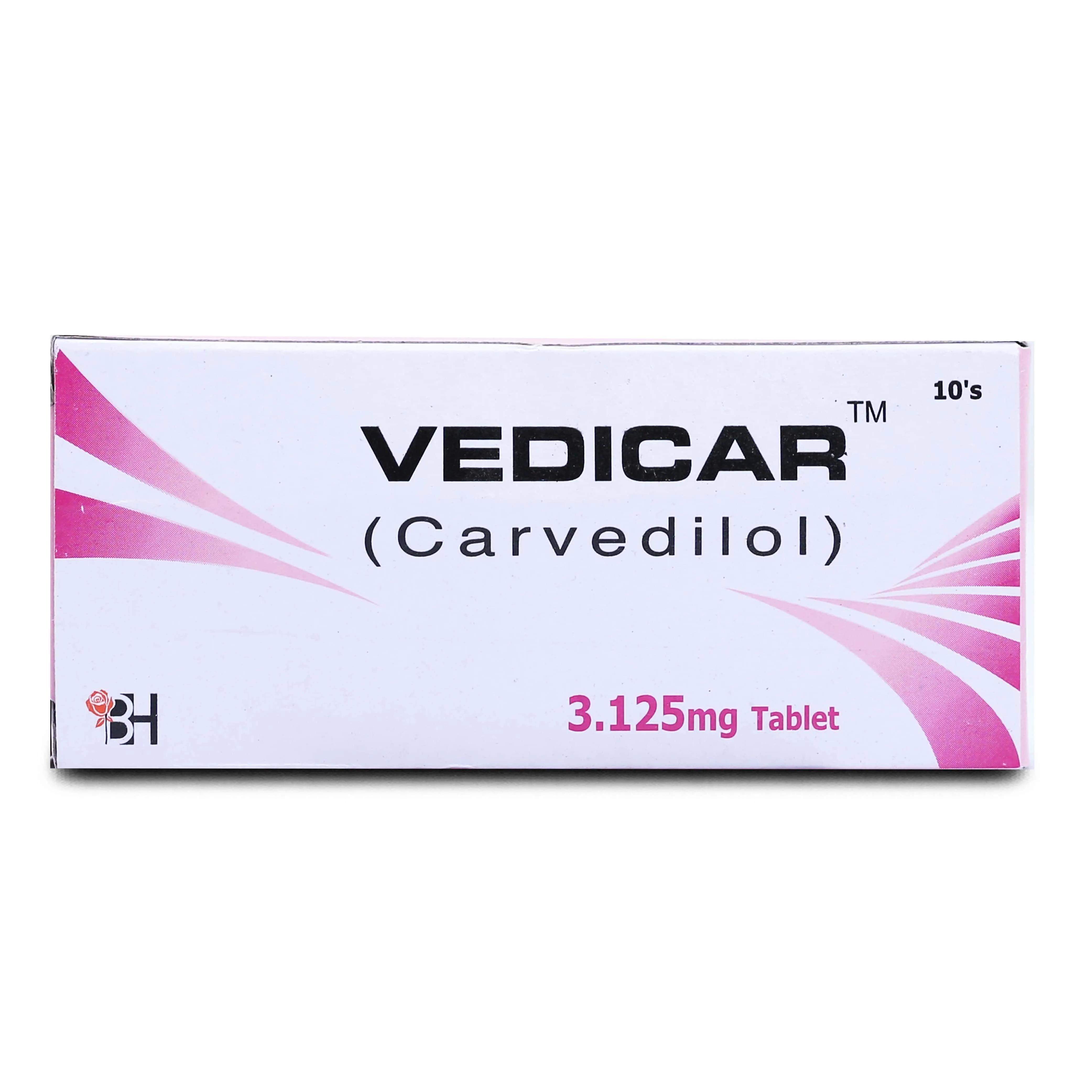 Vedicar (3.125Mg) 10 Tablets