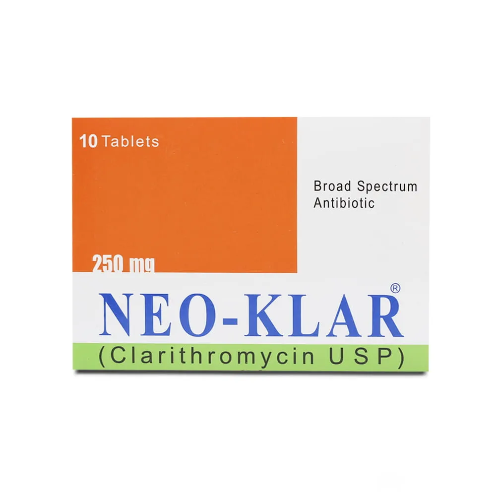 Neo-Klar (250Mg) 10 Tablets