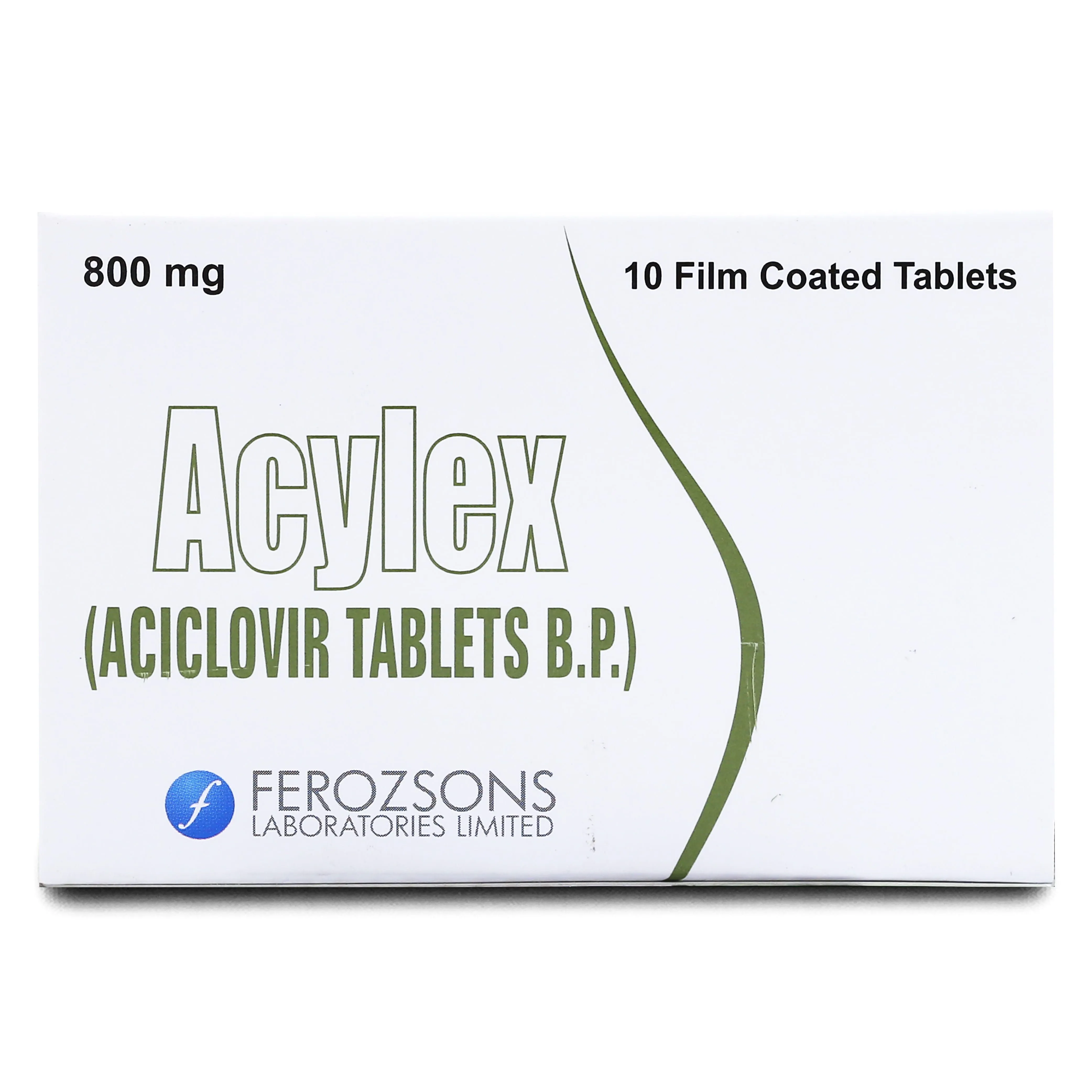 Acylex (800Mg) 10 Tablets