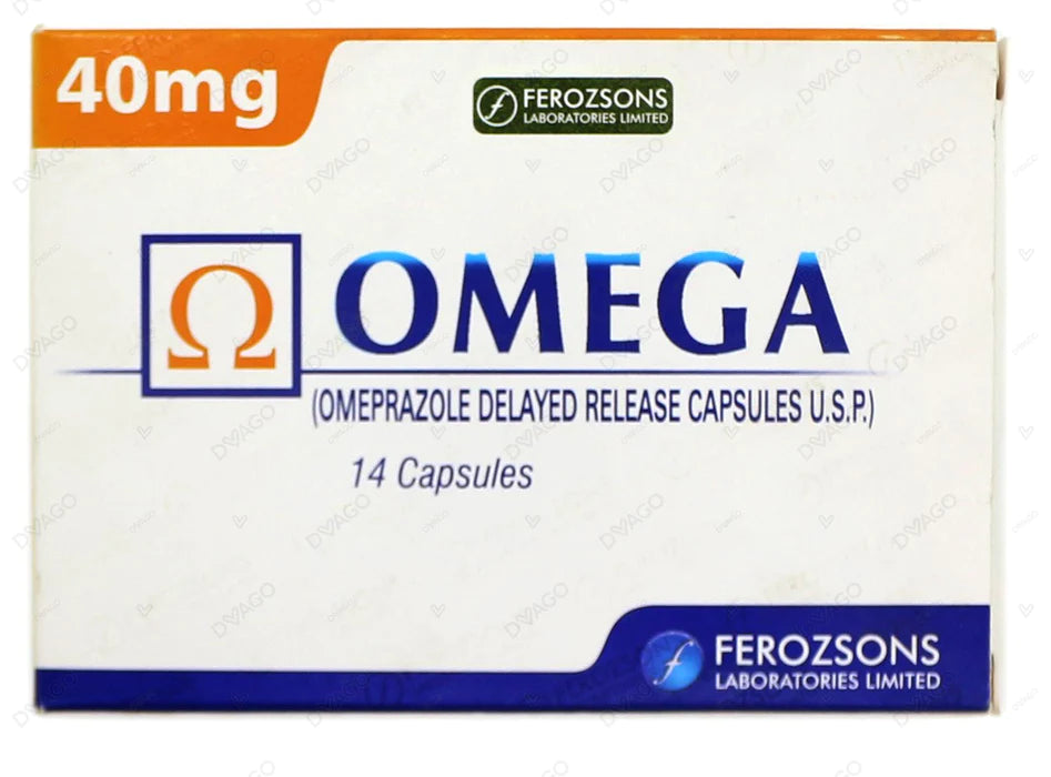 Omega (40Mg) 14 Capsules