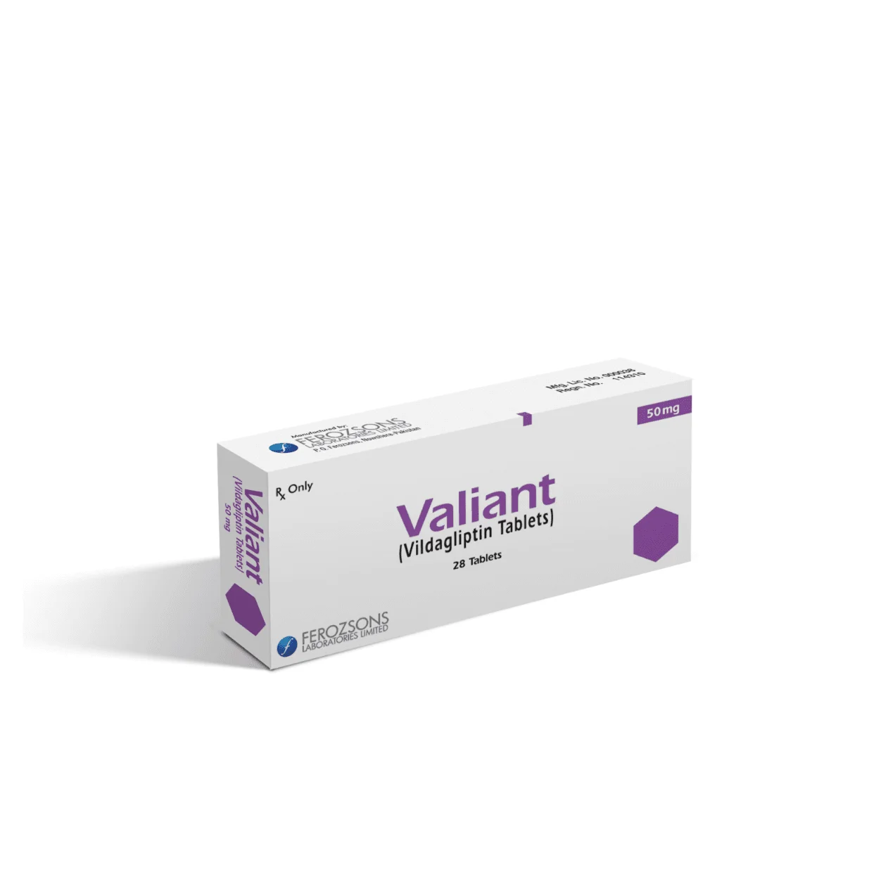 Valiant (50Mg) 28 Tablets