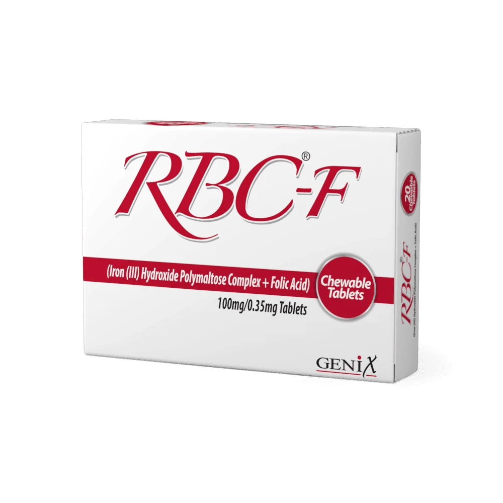 RBC-F (100/0.35mg) 20 Tablets