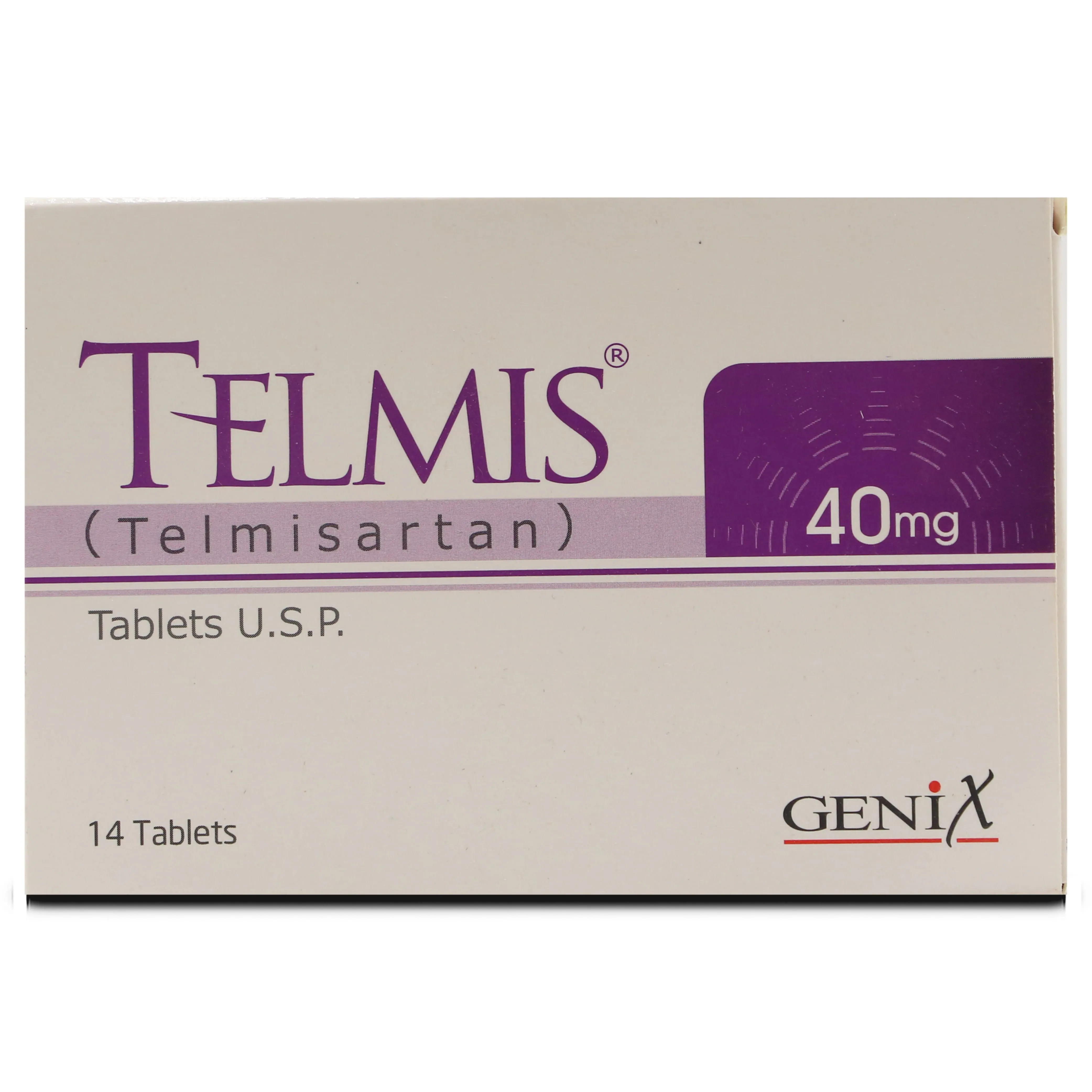 Telmis (40Mg) 14 Tablets