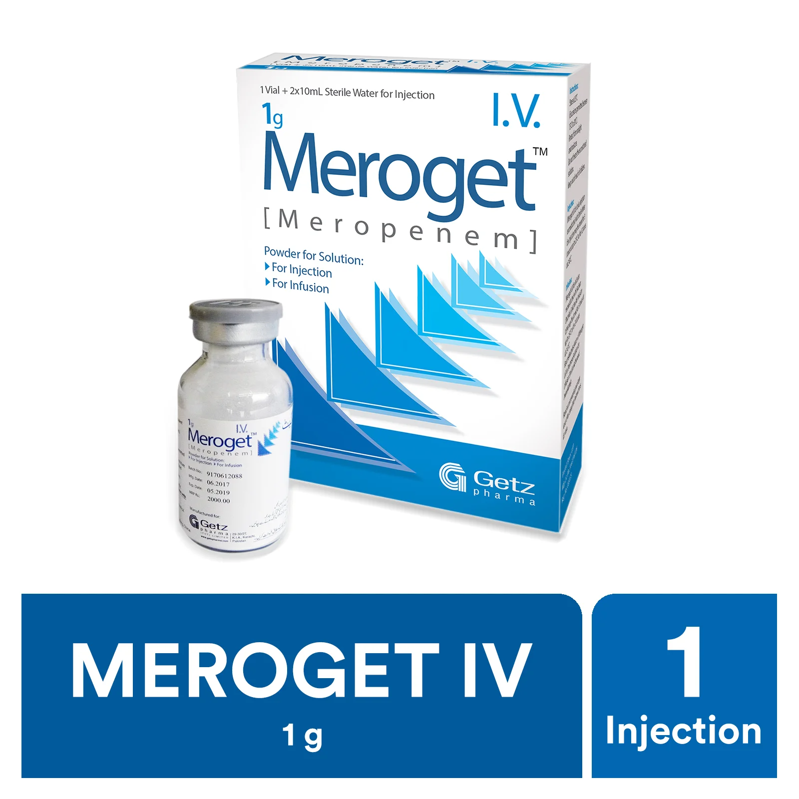 Meroget (1G) 1 Vial Injection