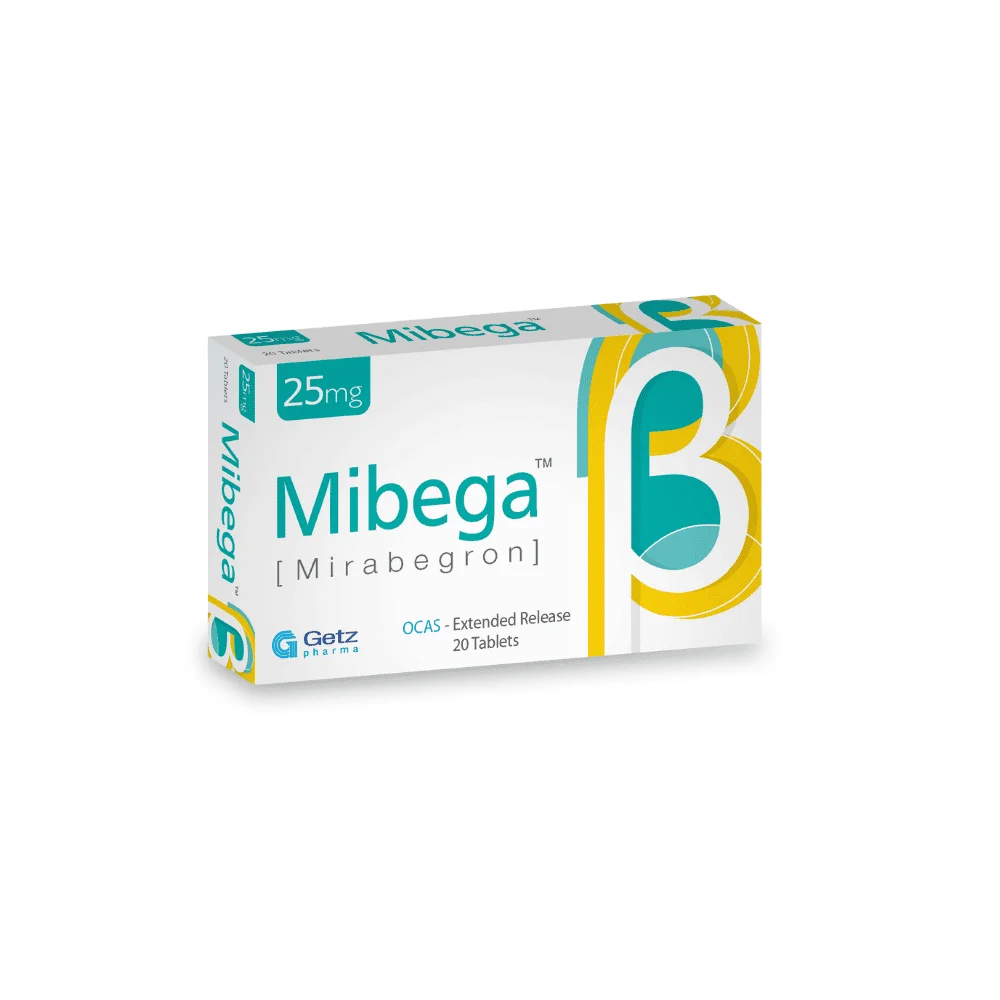 Mibega (25Mg) 20 Tablets
