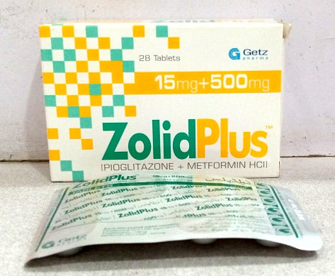 Zolid Plus (15/500Mg) 28 Tablets
