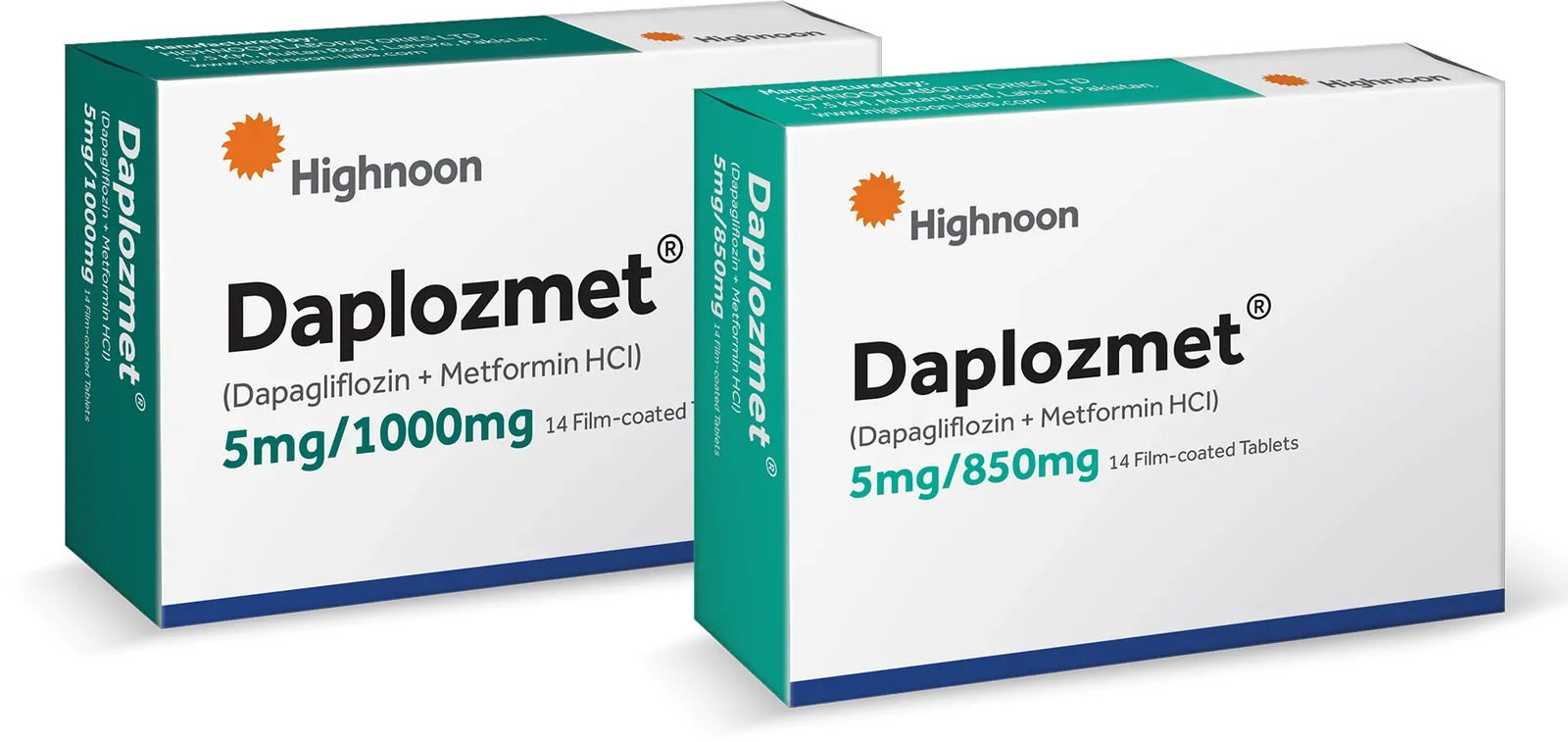 Daplozmet (5/850Mg) 14 Tablets
