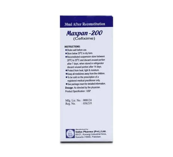 Maxpan (200Mg/5Ml) 30Ml Suspension