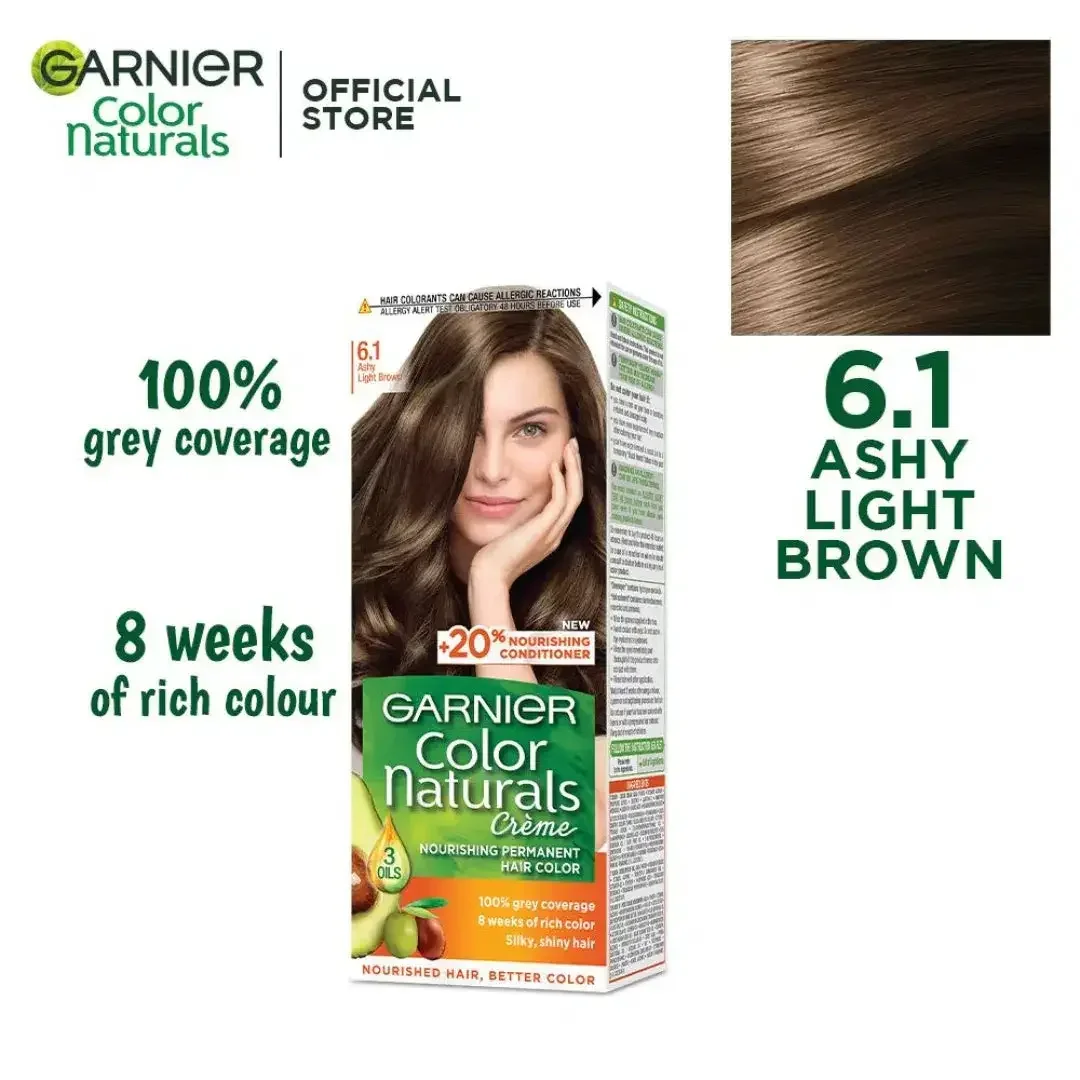 Garnier (6.1-Ashy Light Brown) Hair Colour