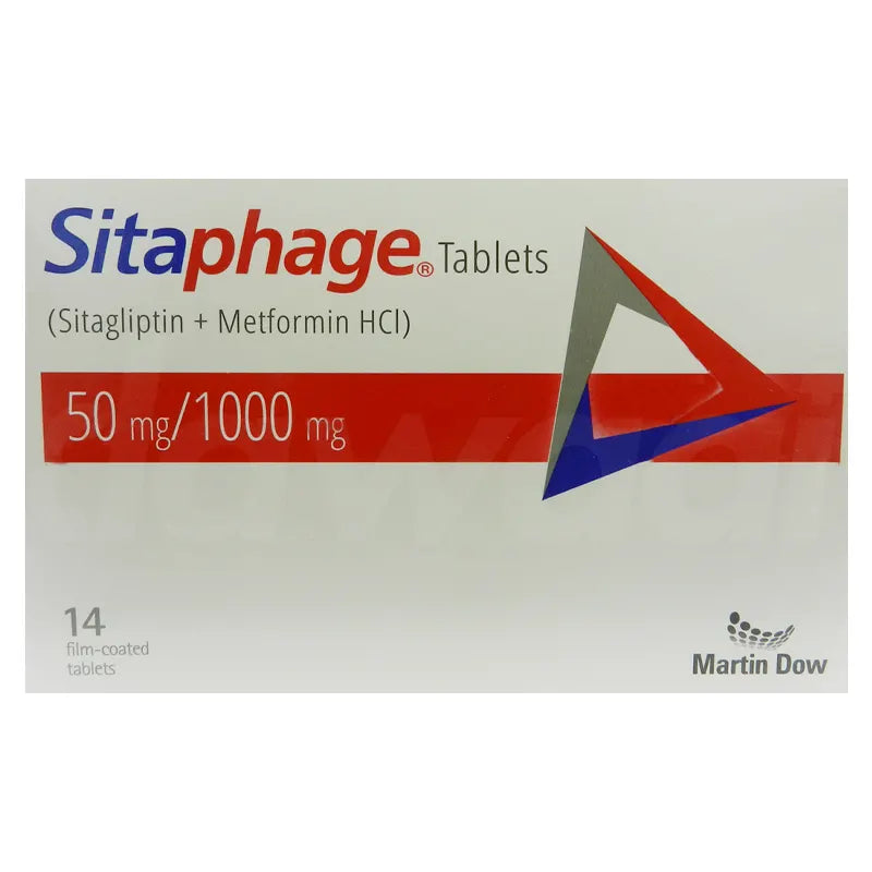 Sitaphage (50/1000Mg) 14 Tablets