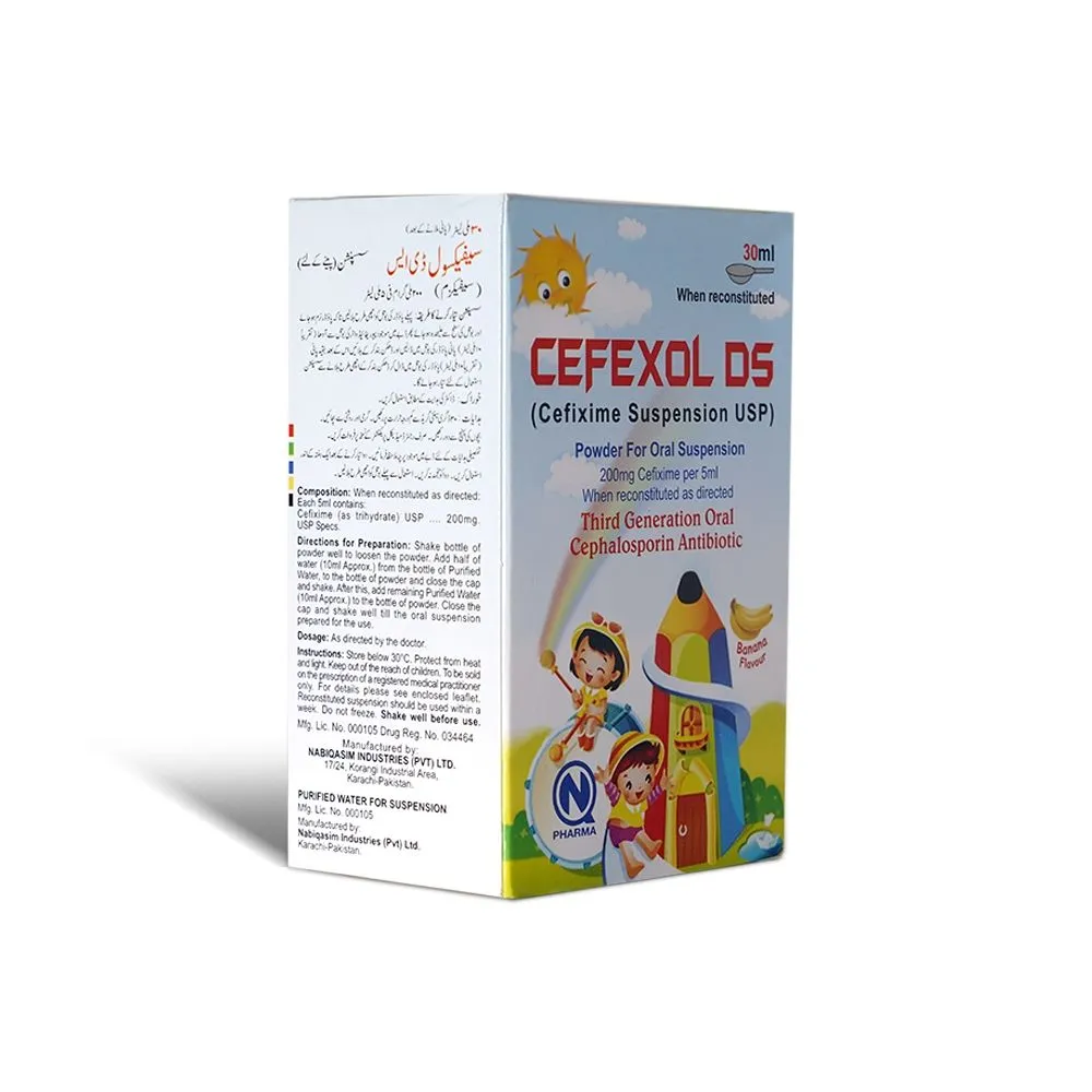 Cefexol DS (200mg/5ml) 30ml Suspension