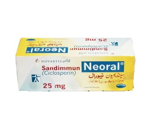 Sandimmun Neoral (25Mg) 50 Capsules