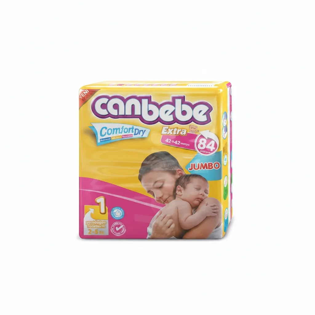 Canbebe 1 (New Born) 84 Baby Diapers