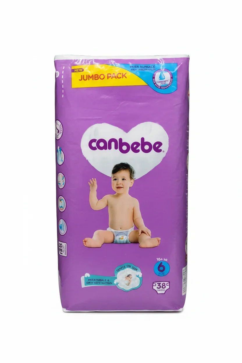 Canbebe 6 (Extra Large) 38 Baby Diapers