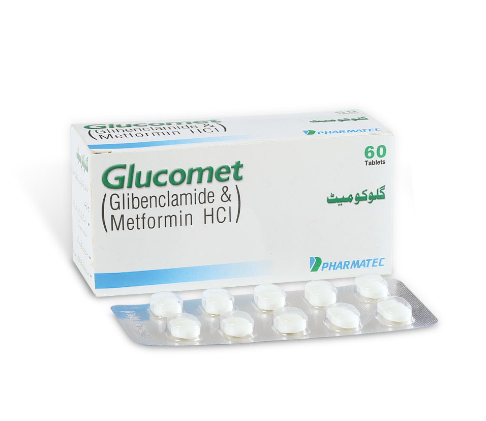 Glucomet (2.5/500Mg) 60 Tablets
