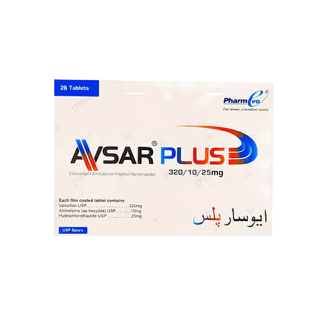 Avsar Plus (320/10/25Mg) 28 Tablets