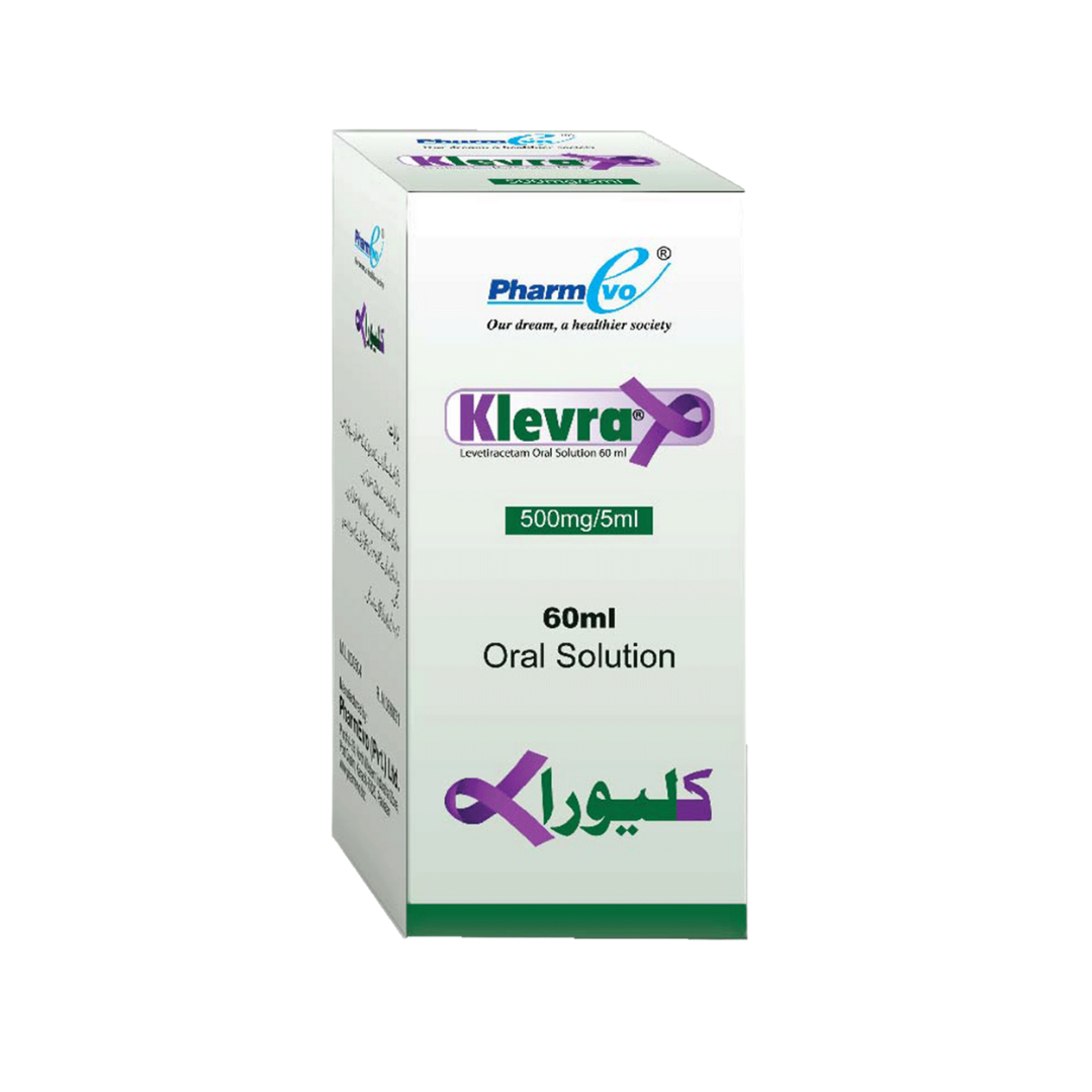 Klevra (500Mg/5Ml) 60Ml Solution