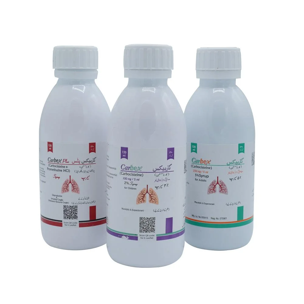 Carbex Syrup (100Mg/5Ml) 120Ml Syrup
