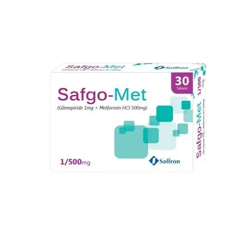 Safgo-Met (1/500Mg) 30 Tablets