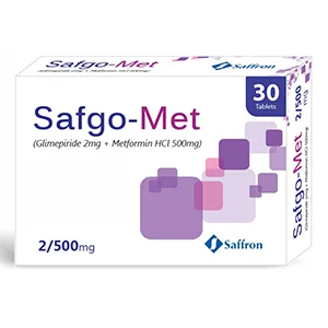 Safgo-Met (2/500Mg) 30 Tablets