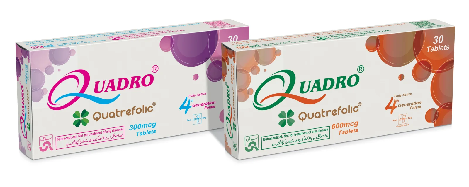 Quadro (600Mcg) 30 Tablets