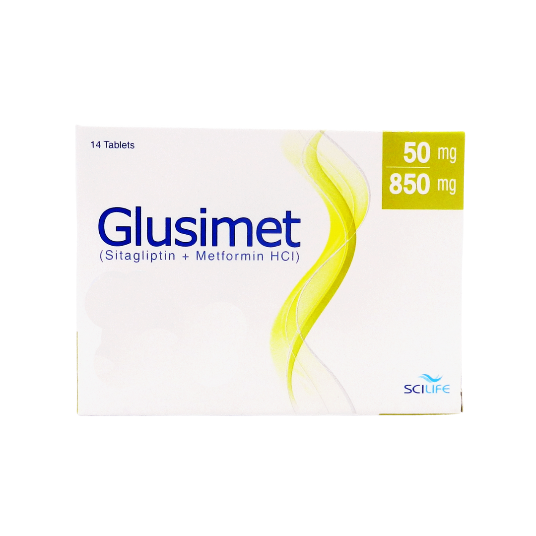 Glusimet (50/850Mg) 14 Tablets