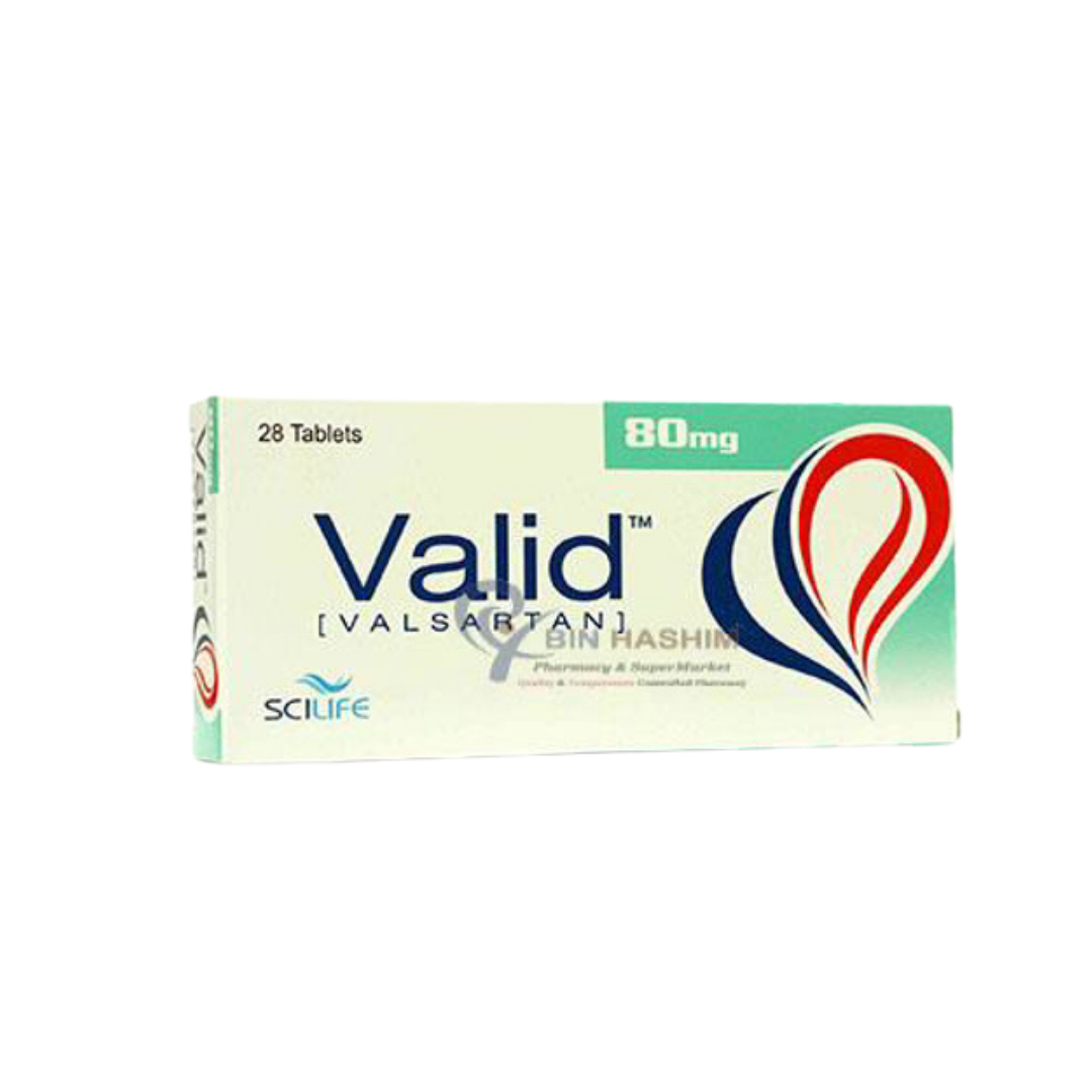 Valid (80Mg) 28 Tablets