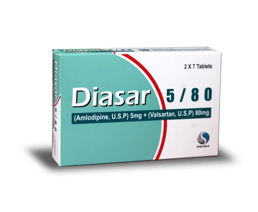 Diasar (5/80Mg 14 Tablets