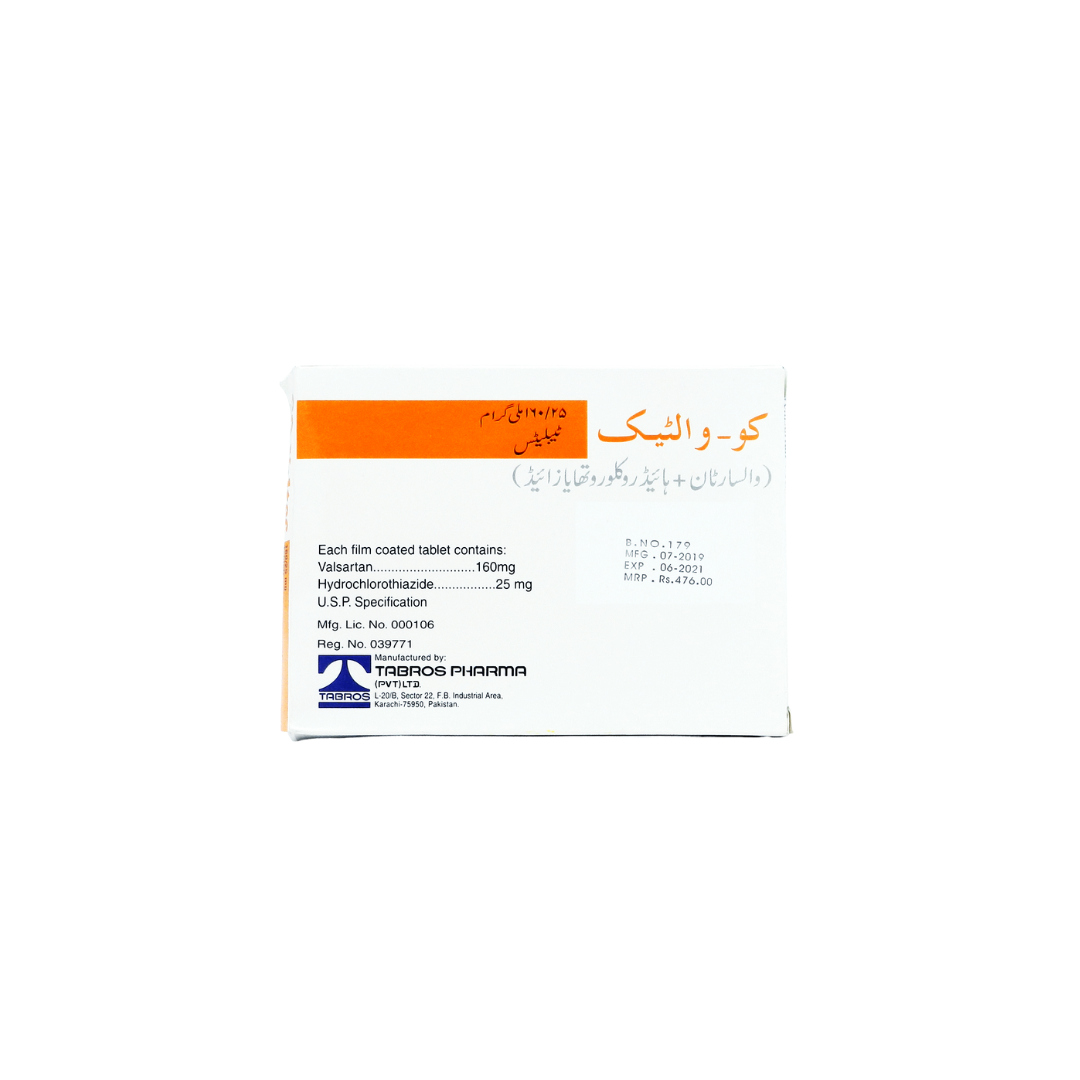 Co-Valtec (160/25Mg) 28 Tablets