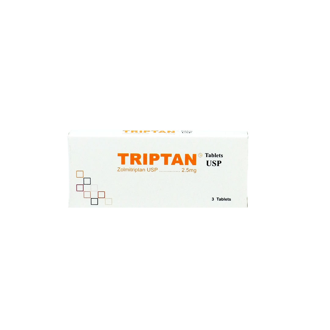 Triptan (2.5Mg) 3 Tablets