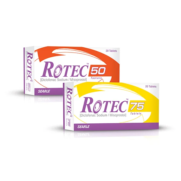 Rotec (75Mg/0.2Mg) 20 Tablets