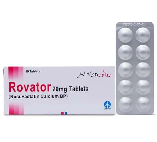 Rovator (20Mg) 10 Tablets